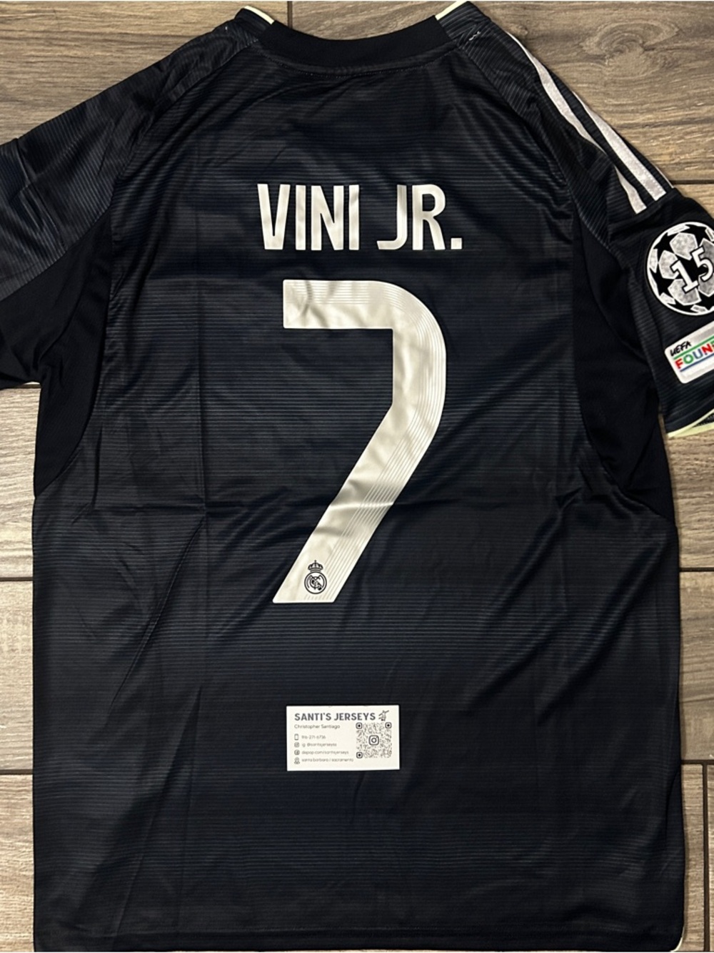 #7 Vini Jr Real Madrid 25/26 Away | Champions League | Size Medium